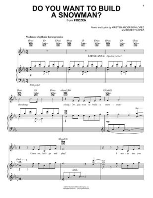 Do You Wanna Build a Snowman Sheet Music: A Creative Exploration