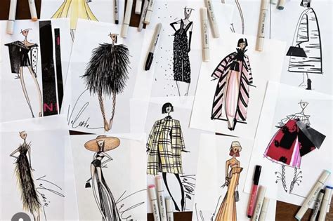 how to sketch fashion designs on a canvas of creativity