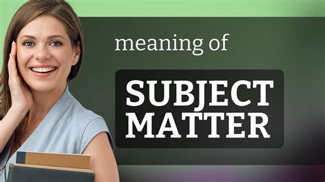 subject matter art definition How does the subject matter of an artwork influence its interpretation and reception?