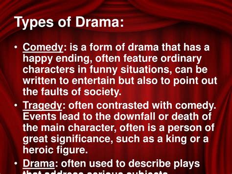 What Are the Two Types of Drama and Their Unique Attributes