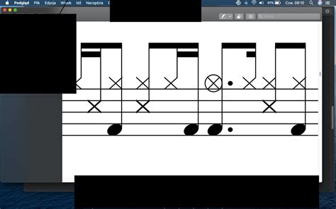 what does an x mean in music