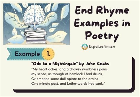 What is an End Rhyme in Poetry and its Literary Importance